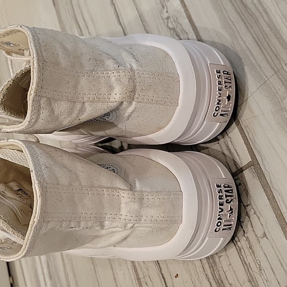 Converse Women's White High-Top Sneakers - Picture 3 of 8